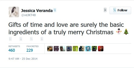 Intip Tradisi Natal Veranda JKT48